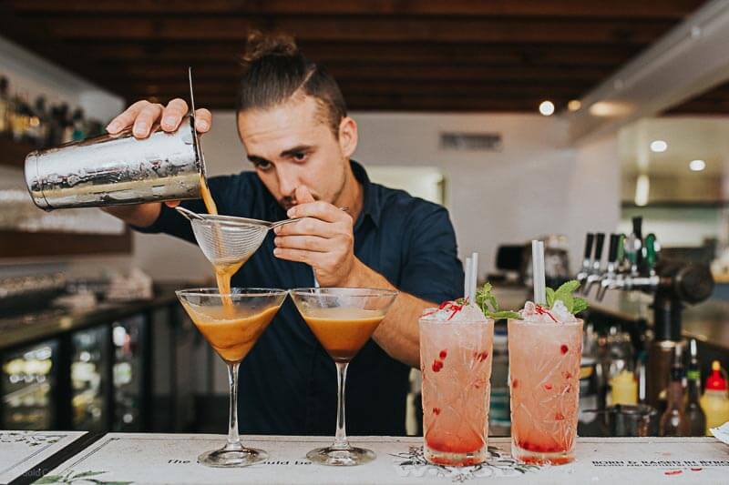 Cocktails at 8th Avenue Terrace, Palm Beach